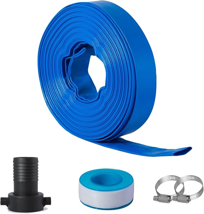 Eastrans 1 1/2 in x 50 ft Pool Backwash Hose Kit - Image 7