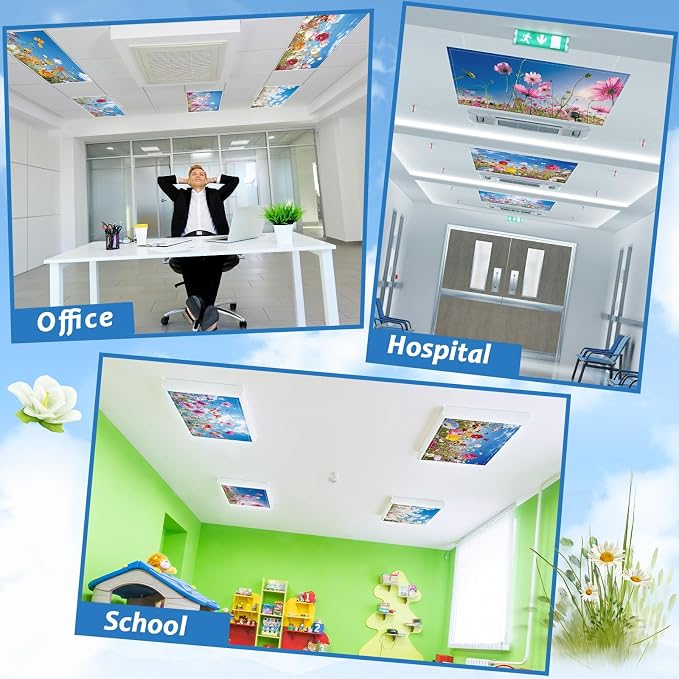8 Pcs Fluorescent Light Covers - Image 4