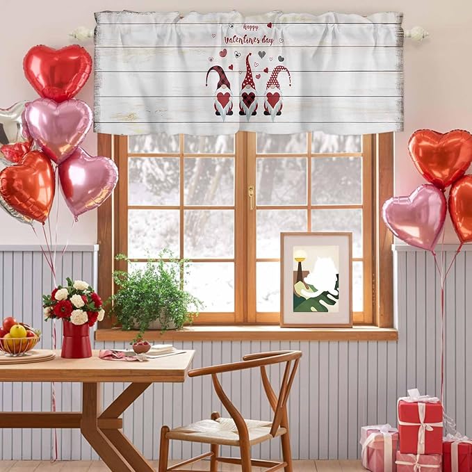 Happy Valentine's Valance Curtains - Image 7