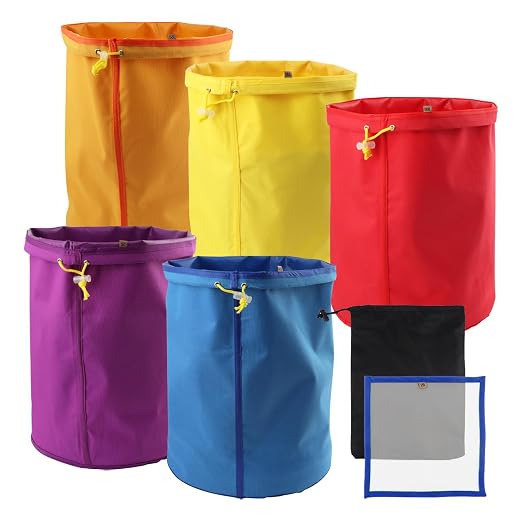 5 Pack 5 Gallon Filter Bags, 25-220 Micron Oxford Cloth All-Mesh Filter Bags by Unknown