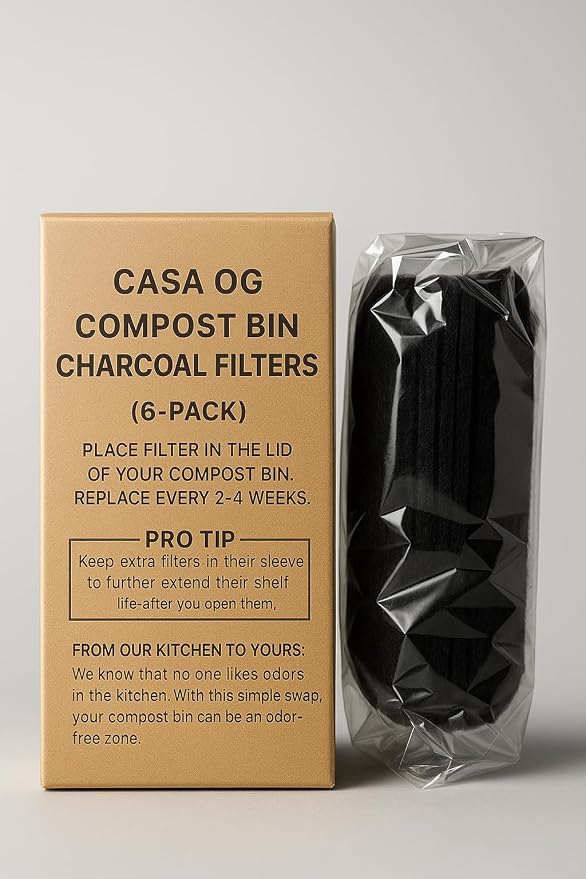 6 Pack Compost Bin Charcoal Filters - Image 3
