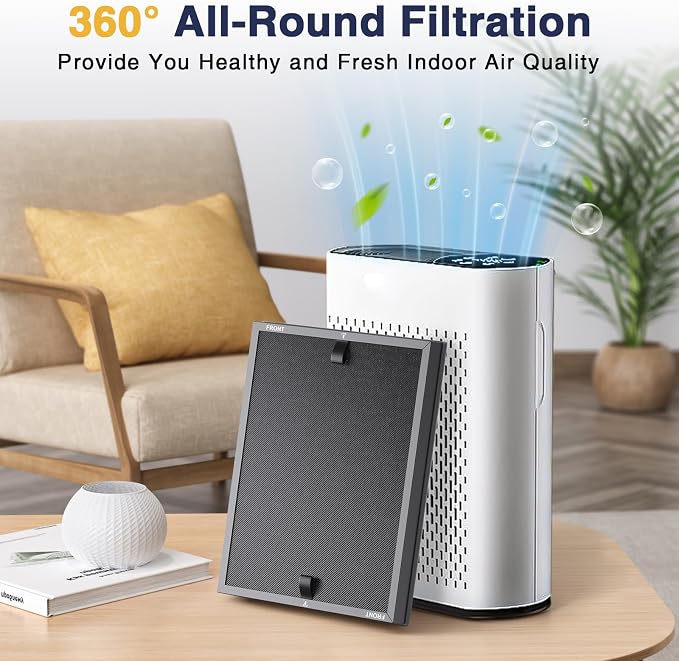 HAP602 Replacement Filters for ECOSELF HAP602/ HAP602WF Air Purifier, 3-IN-1 - Image 7