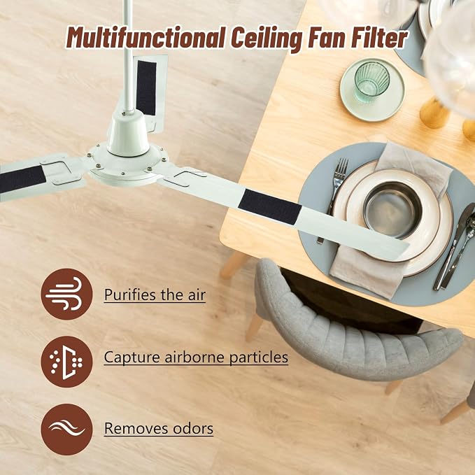 BigKing 10pcs Ceiling Fan Filters - Image 3
