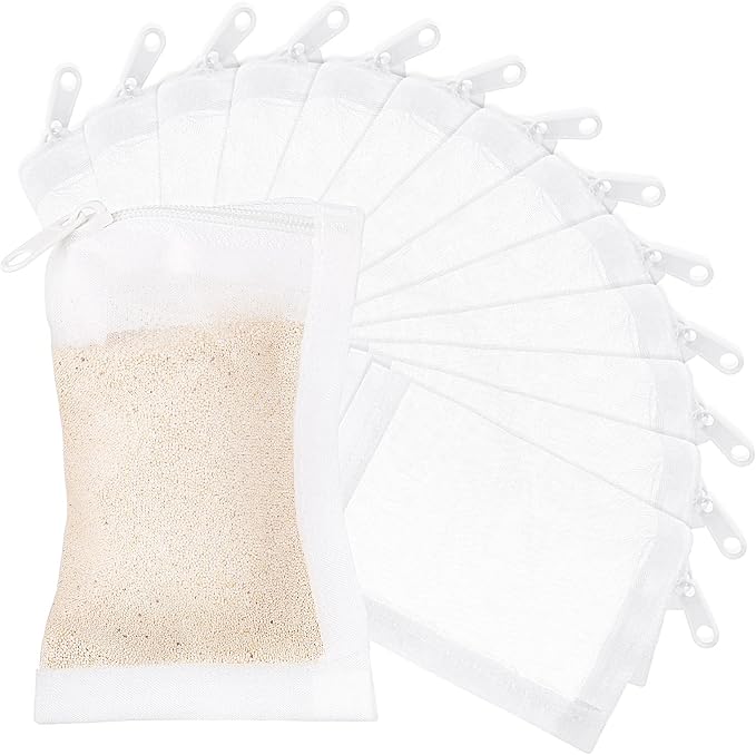 Geiserailie 15 Pieces Aquarium Filter Media Bags 150 Micrometer Fine Filter by Geiserailie