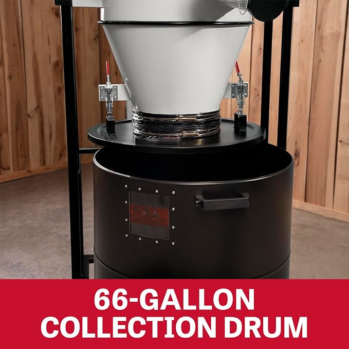 JET Cyclone Dust Collector, 2-Micron Filter, 3 HP, 230V 1Ph - Image 4