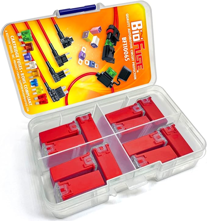 50A JCASE 12-Piece Cartridge Fuse Set. Fits Most: Nissan, and Ford - Image 3