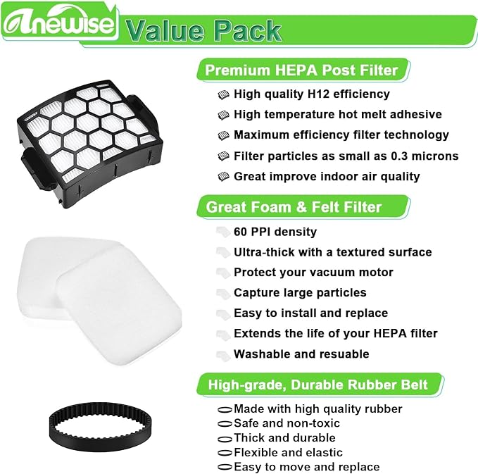 Anewise Filter Brush Belt Replacement Parts - Image 4