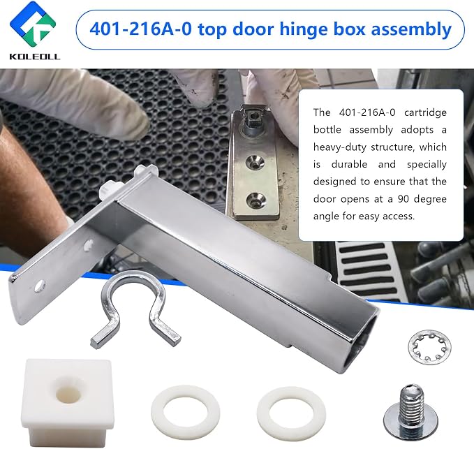 401-216A-0 870837 870838 Universal Top Door Hinge Cartridge Assembly | Fit - Image 4