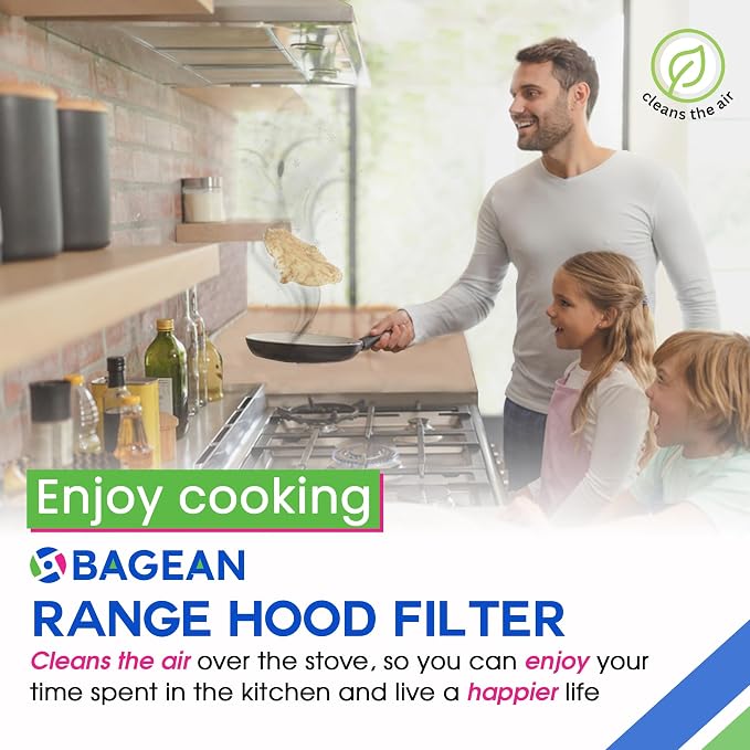 Bagean Stove Hood Vent Filter 11.8" x 14.3" BPS1FA30 - Image 6