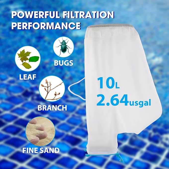 Premium Mesh Bag Replacement for PoolCent Handheld Cleaner——Leaf Eater/Leaf - Image 4