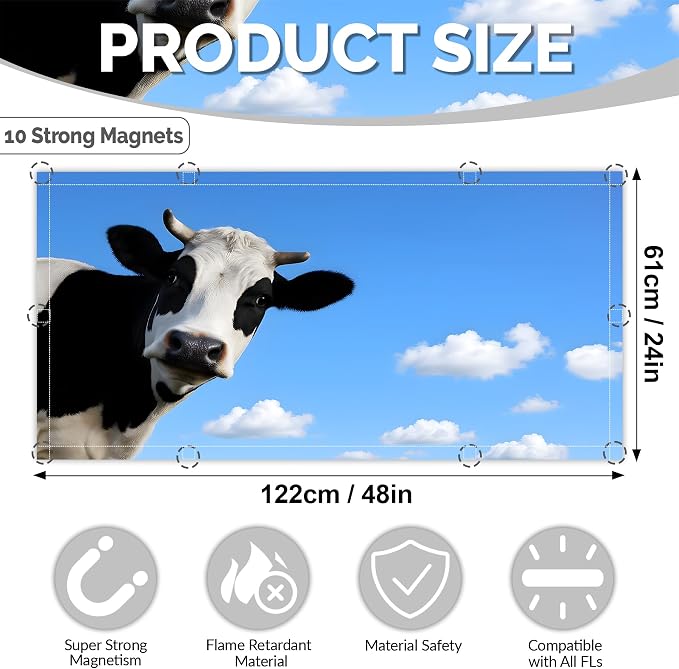2 Pack Fluorescent Light Covers - Image 2
