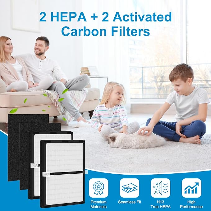 Replacement Filter D for Idylis IAF-H-100D, IAP-10-280 Air Puri-Fier, 2 True - Image 6