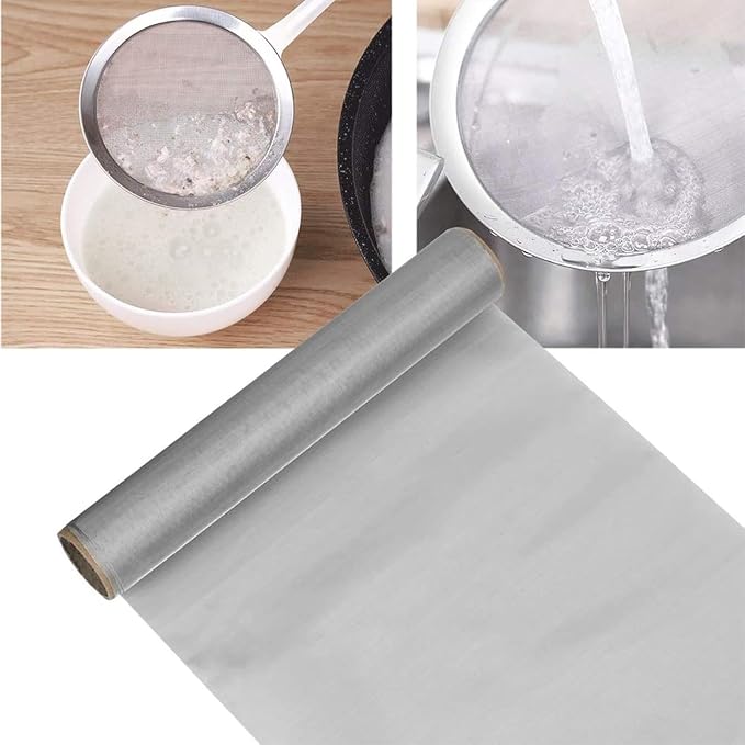 60 Mesh 120 Mesh Stainless Steel Wire Cloth Roll, 304 Tight Weave Screen Fabric - Image 5