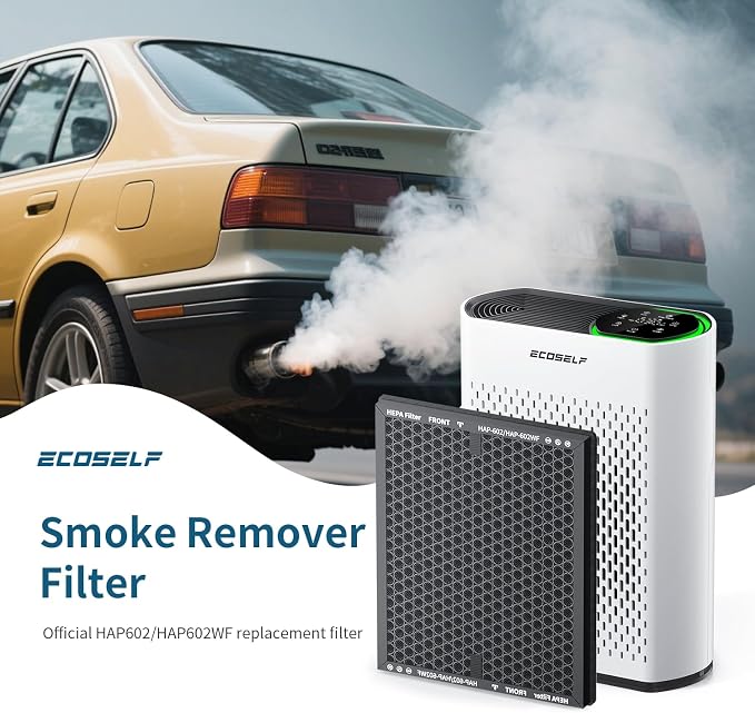 ECOSELF Genuine Replacement Air Purifier Smoke Remover Filter - Image 2