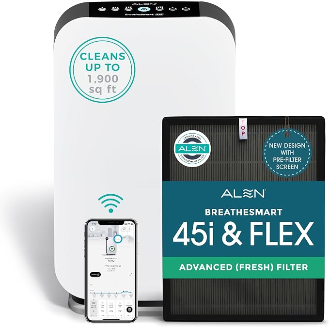 Alen HEPA Air Purifier for 1, 900 Sq. Ft. Large Rooms by AlenCorp
