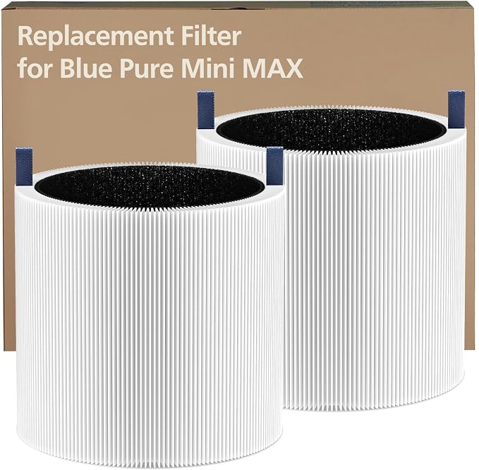 2 Pack Mini Max Replacement Filter, FMINI Filter Compatible by WILERDA