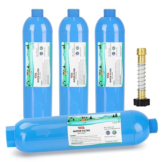 OULEME RV Water Filter, Inline Water Hose Filter by OULEME
