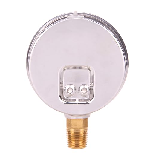 MEASUREMAN Pressure Gauge 1/4 NPT, 0-100psi/kPa Glycerin Filled Pressure Gauge - Image 5