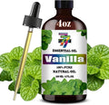 Vanilla Essential Oil (4 oz/120 ml) — Vanilla Oils for Aromatherapy, diffusers, humidifiers, Home fragrances, DIY Skincare, soap Making, DIY Candle Making, Relaxation, Yoga, and Meditation