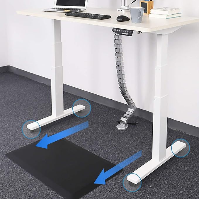 FlexiSpot Height Adjustable Desk Leg Casters Wheels Set of 4 pcs - Image 2