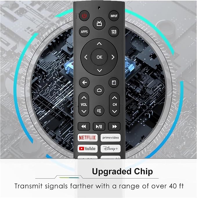 Replacement Remote for Hisense Smart Google TV, Replacement Control for Hisense - Image 3