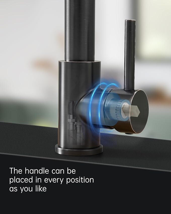 Fapully Commercial Pull Down Kitchen Sink Faucet - Image 7