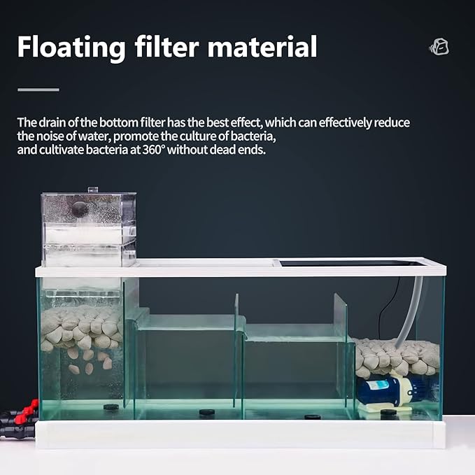 UPETTOOLS Aquarium Biological Filter Media, 1.2 Inch Floating Ceramic Bio Media - Image 4