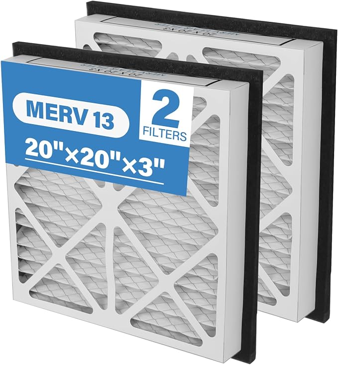 20x20x3 MERV 13 Pleated Air Filter Compatible by LIWEDFG
