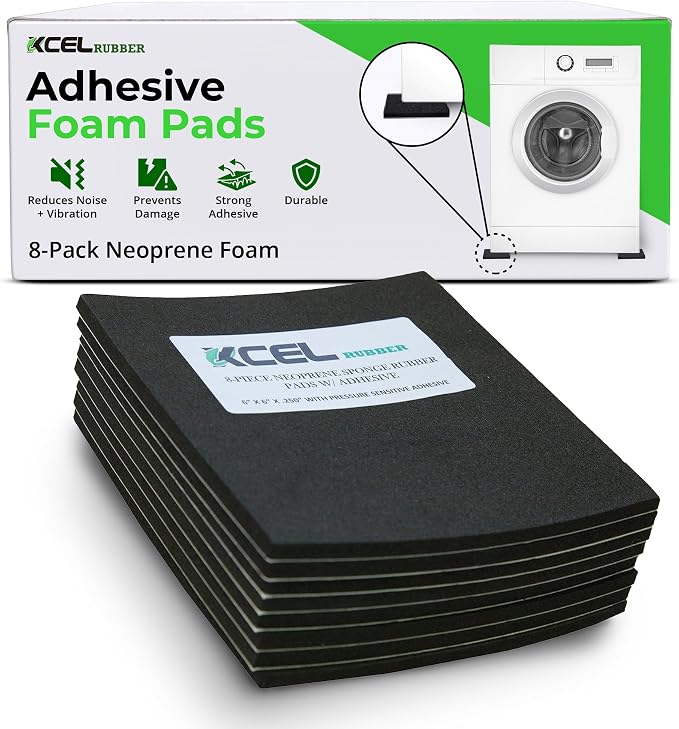 XCEL Neoprene Foam AntiVibration Pads by XCEL
