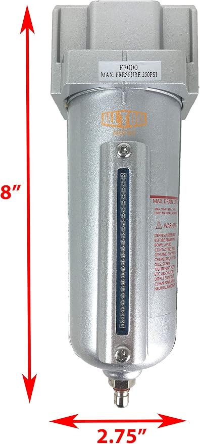 3/4" NPT HEAVY DUTY Industrial Grade Particulate Filter/Water Trap - Image 2