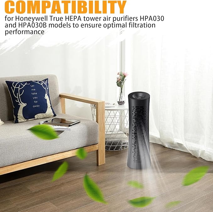 Pre-Filter 4-Pack for Honeywell HEPA Tower Air Purifier HPA030, HPA030B Models - Image 4