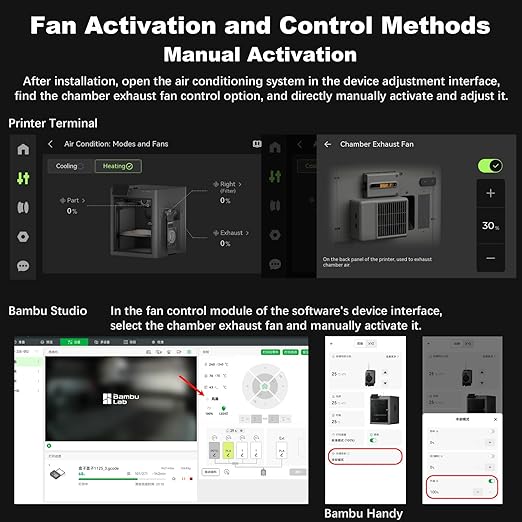 Original Bamboo P2S External Exhaust Fan Kit - Image 4