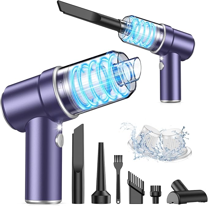 KMM Handheld Car Vacuum Cleaner, 9000PA Vacuum Cleaner & Air Duster, 120W High by KMM