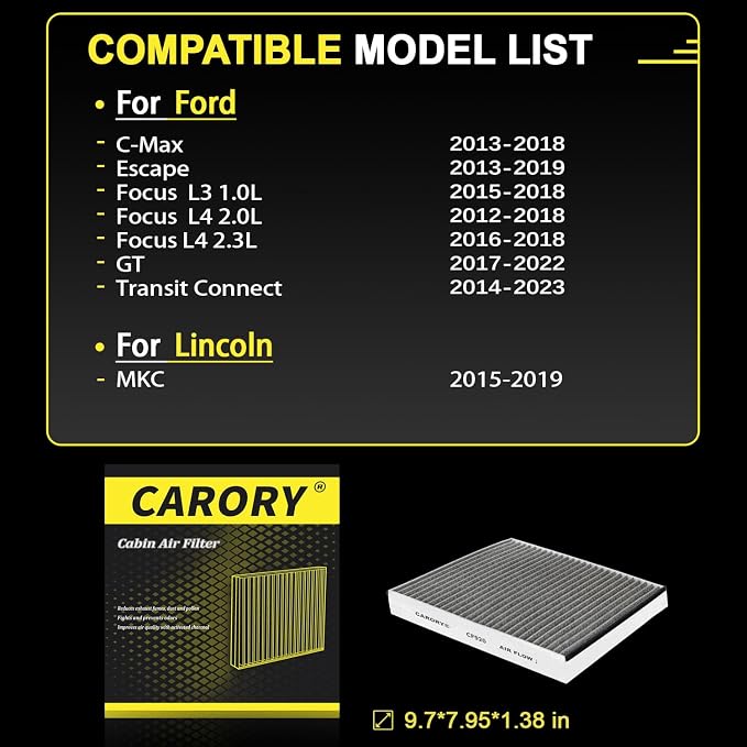 Cabin Air Filter w/Activated Carbon - Image 3