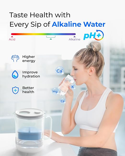 Waterdrop Glass Alkaline Water Filter Pitcher - Image 3