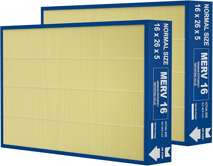 16x26x5 MERV16 Pet Replacement Filter Compatible by Amboseli