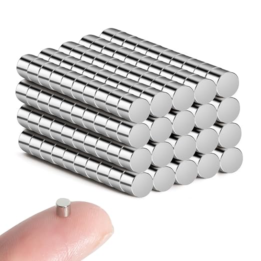 rhinocats 200Pcs Small Round Magnets, 3x3mm Mini Rare Earth Magnets by rhinocats