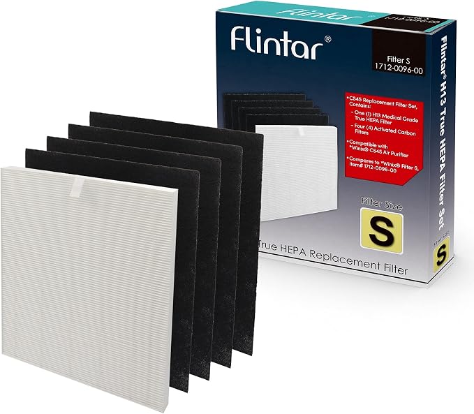 C545 Replacement Filter S, Made in TAIWAN, Compatible by Flintar