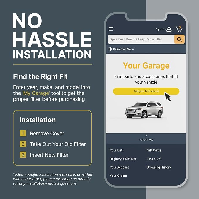 Spearhead HEPA Breathe Easy Cabin Filter - Image 7