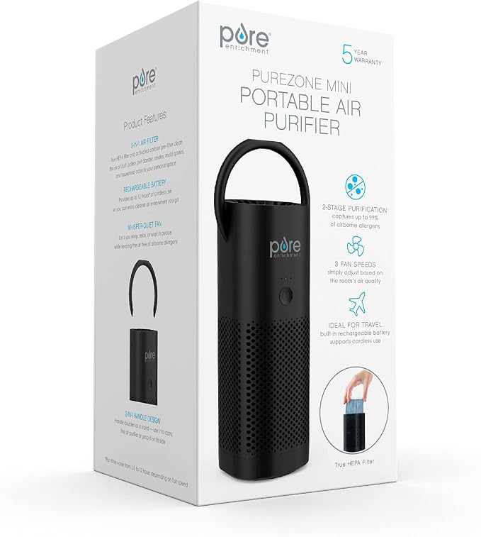 Pure Enrichment PureZone Mini Portable Air Purifier - Image 9