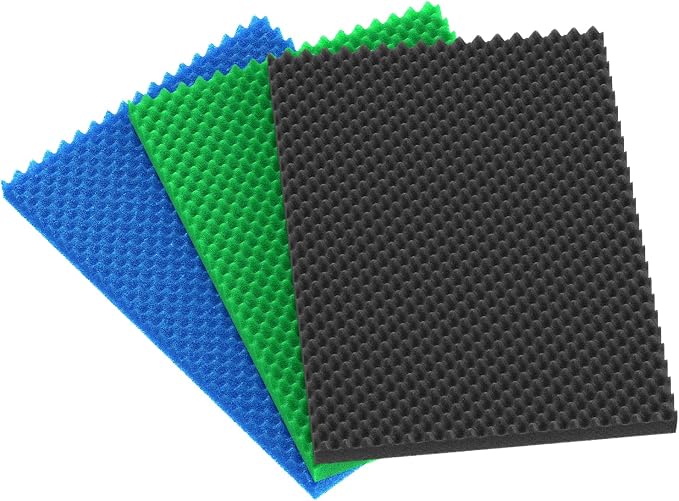 Pawfly 3 Pack Aquarium Filter Media Pad, Filter Media by Pawfly