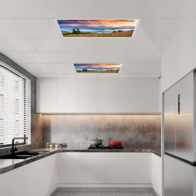 2PCS Landscape Magnetic Fluorescent Light Covers - Image 6