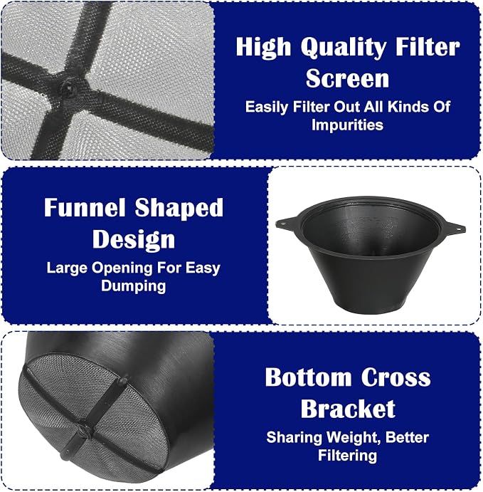 70 Pcs Paint Filter 100 mm Plastic Paint Strainer - Image 3