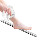 Shower Foot Rest, Corner Shower Bar for Shaving Legs, Wall Mounted Hotel Shower Foot Ledge, Brass Bar Bathroom Foot Step (Polished Chrome)