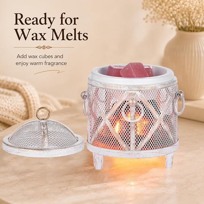 Dicimi Vintage Fireplace Wax Warmer – Electric Warmer - Image 7