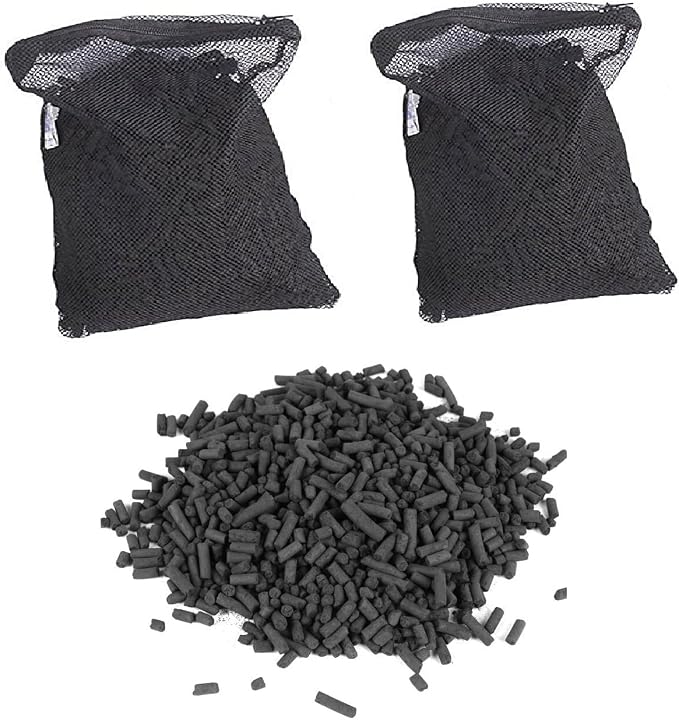 Wave Point 10 lbs Premium Virgin Activated Carbon Charcoal Pellets in Media Bags by Wave+Point