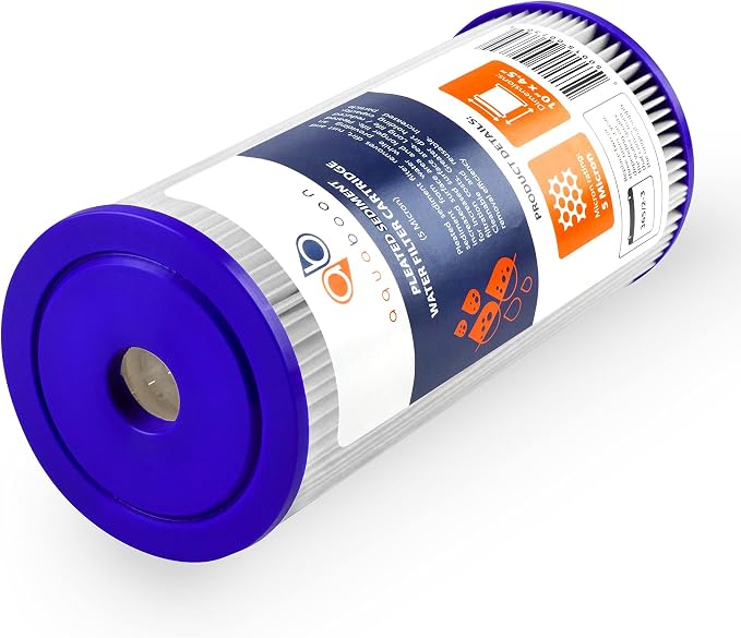 Aquaboon 5 Micron Pleated Sediment Water Filter 10 x 4.5 Cartridge - Image 6