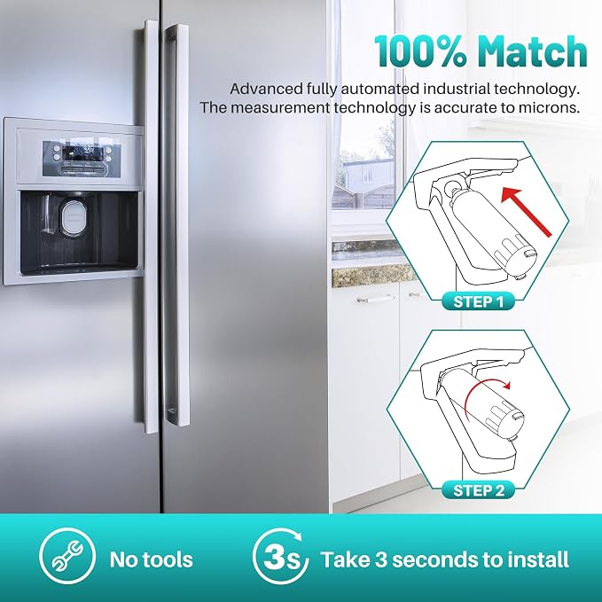 ICEPURE PLUS RWF3500AH NSF/ANSI 53 NSF/ANSI 42 Certified Refrigerator Water - Image 5