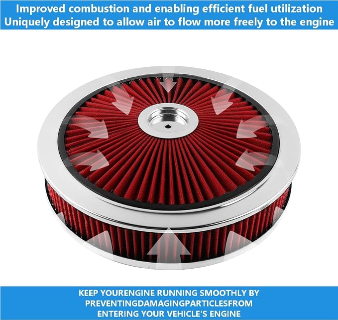14"x3" Round Air Cleaner Filter Assembly Kit - Image 4