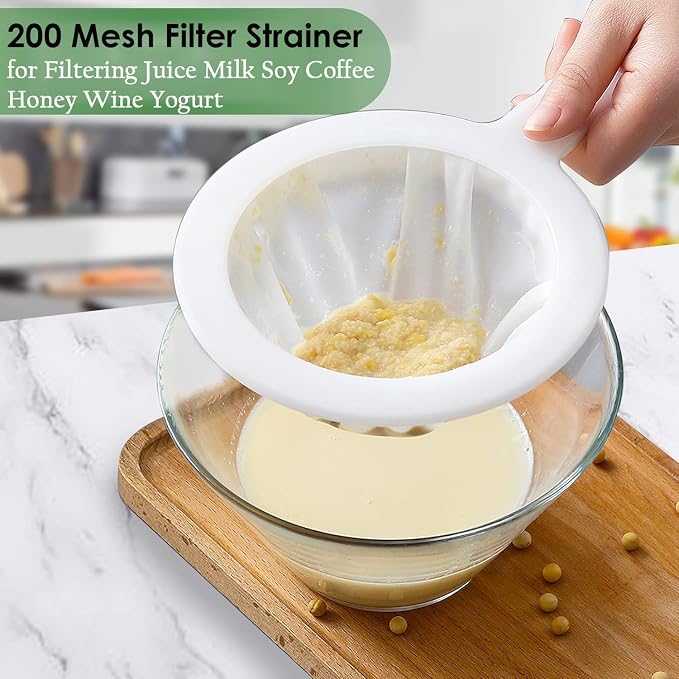 AKOAK 1 Pack Mesh Screen Fruit Juice Filter Net Superfine Mesh Handle Type - Image 5